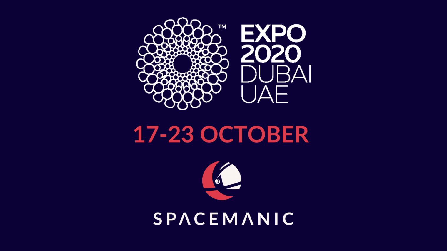SPACE IS COMING TO DUBAI AND SO ARE WE!